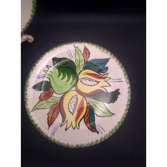 Vintage PV Perry Vielle Hand Painted salad Plates - Picture 3 of 6